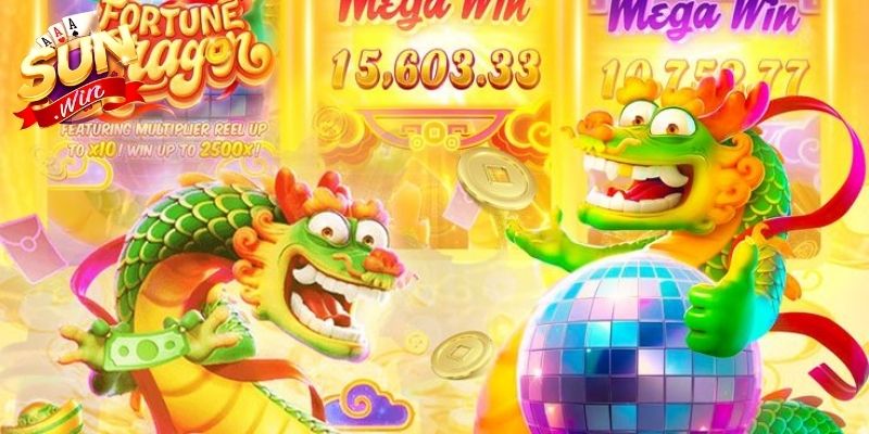 Lucky Dragon Sunwin Không Gian Rồng Linh Thiêng Cuốn Hút 1 Lucky Dragon vận hành quay bền vững cùng biểu tượng rồng biến hóa