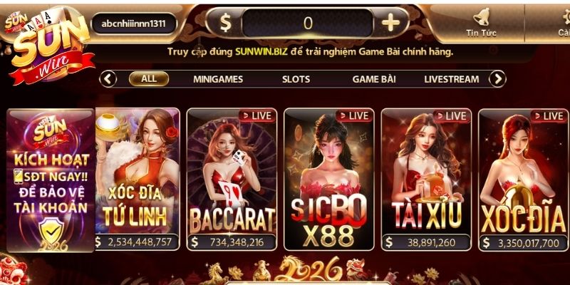 Sicbo Sunwin – Lựa Chọn Giải Trí Kịch Tính Mỗi Ngày 1 Lựa chọn cửa cược an toàn trong Sicbo Sunwin