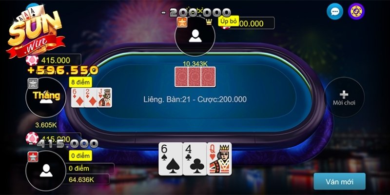 Cách Chơi Liêng Online Tại Sunwin Cho Thành Viên Mới 1 Mỗi ván Liêng chia 3 lá, tối đa 6 người cùng tranh tài